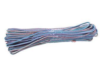 Шнур вязаный  полипропиленовый цветной, сердечник полипропилен, 90кгс , д.6мм, 20м
