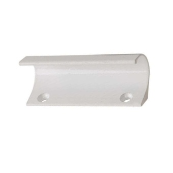 Ручка-ракушка для балконной двери металлическая малая RAL 9016 (белый)
