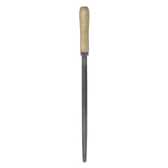 Напильник трехгранный  250 мм, №2, дерев. ручка